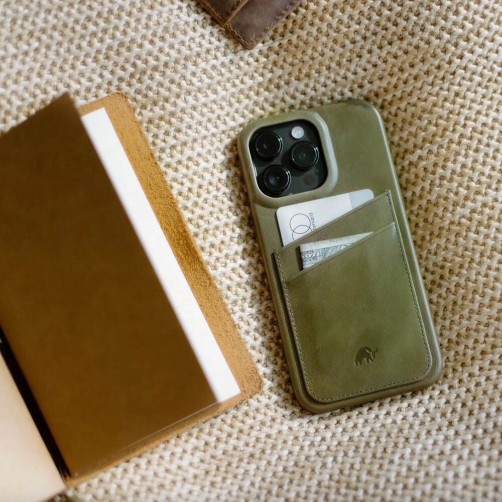 Bullstrap Minimalist Portfolio Case, MAVERICK (Green), iPhone 16 Pro Case, NEW - Picture 14 of 14